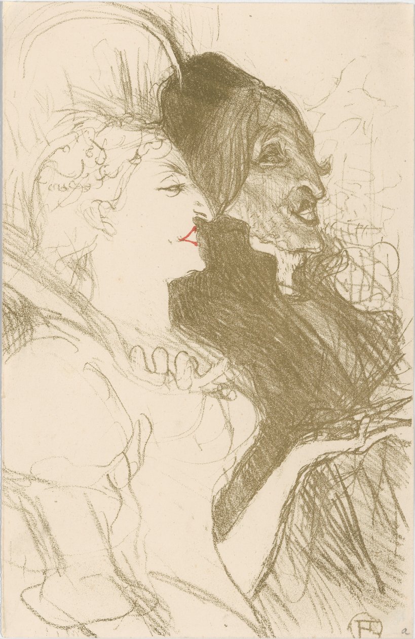 Karnaval, 1894., 1894. by Henri de Toulouse Lautrec