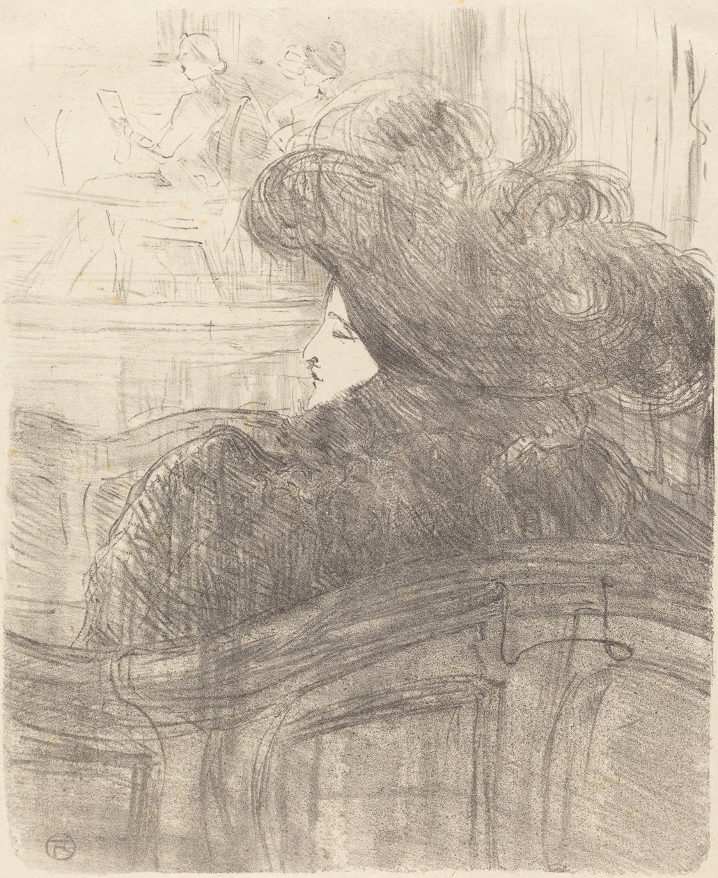 Cleo de Merode, 1896. by Henri de Toulouse Lautrec