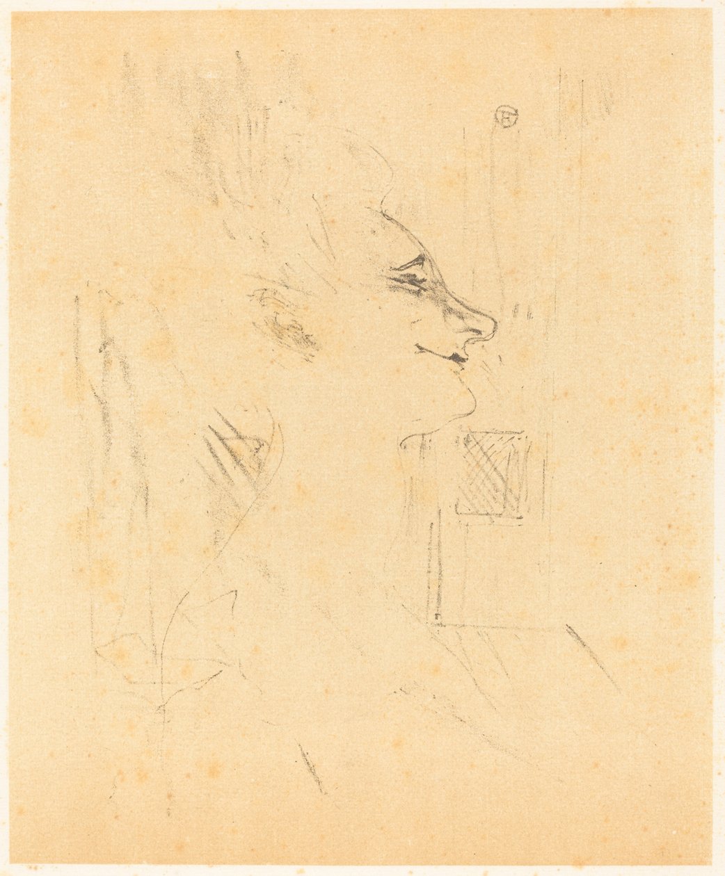 Sarhoş (Soularde) by Henri de Toulouse Lautrec