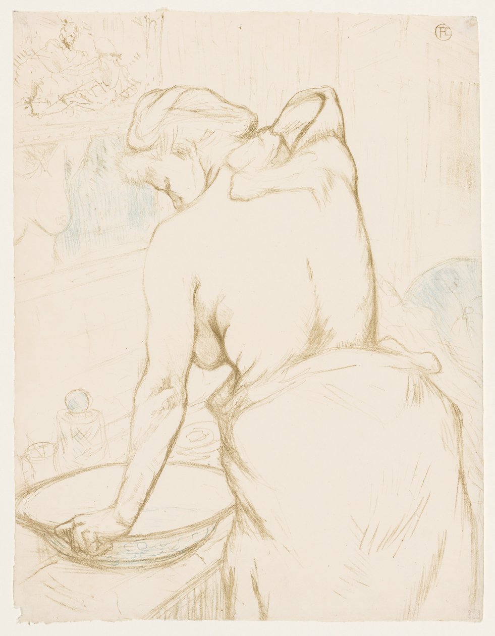Elles: Tuvalet, 1896. by Henri de Toulouse Lautrec