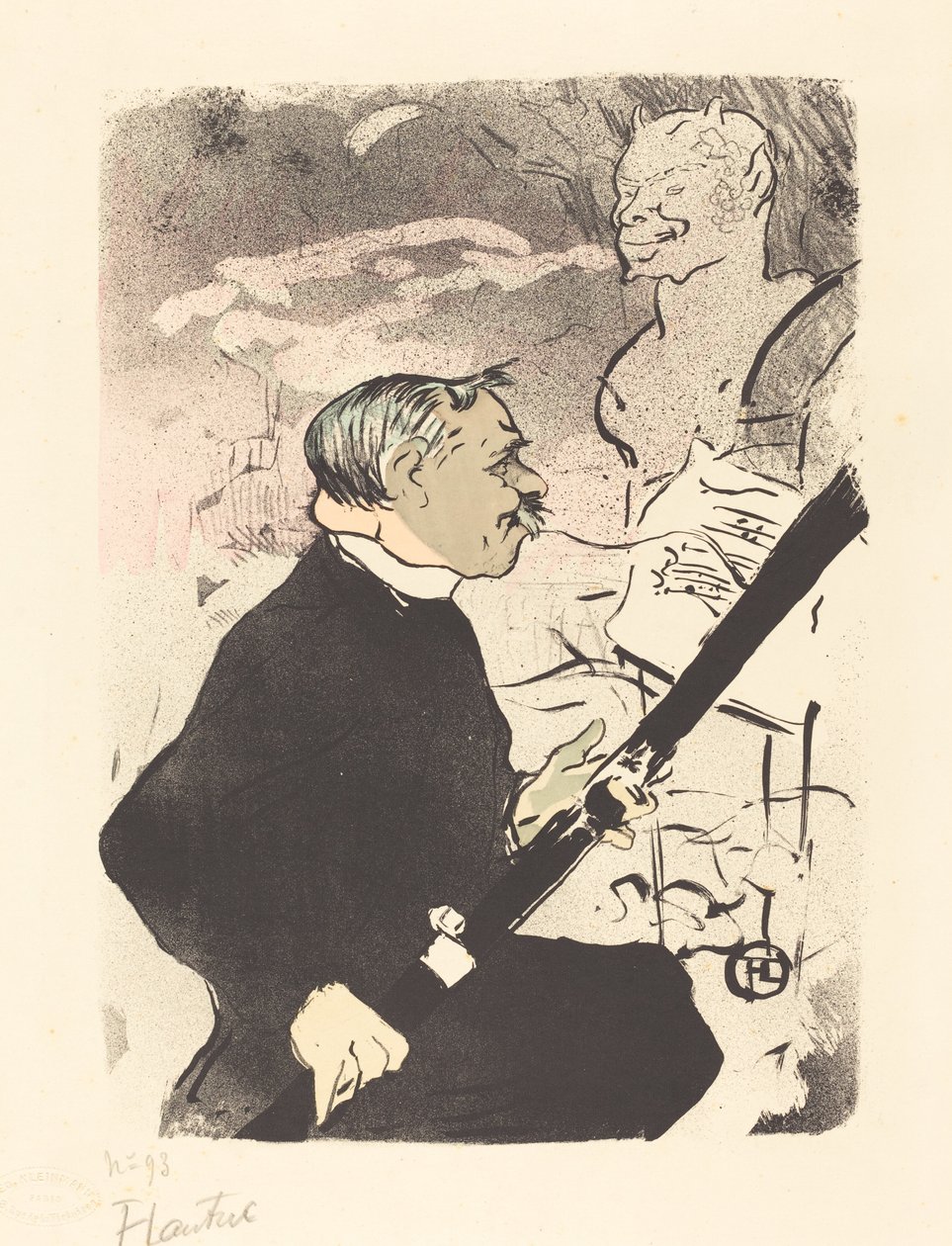 Sizin İçin (Dökün!...) by Henri de Toulouse Lautrec
