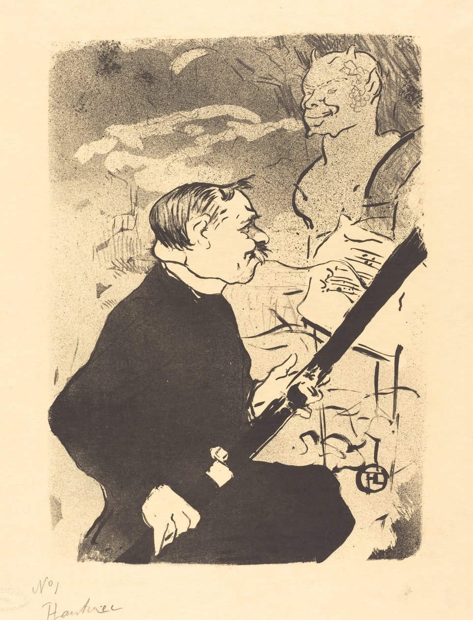 Sizin İçin (Dökün!...) by Henri de Toulouse Lautrec
