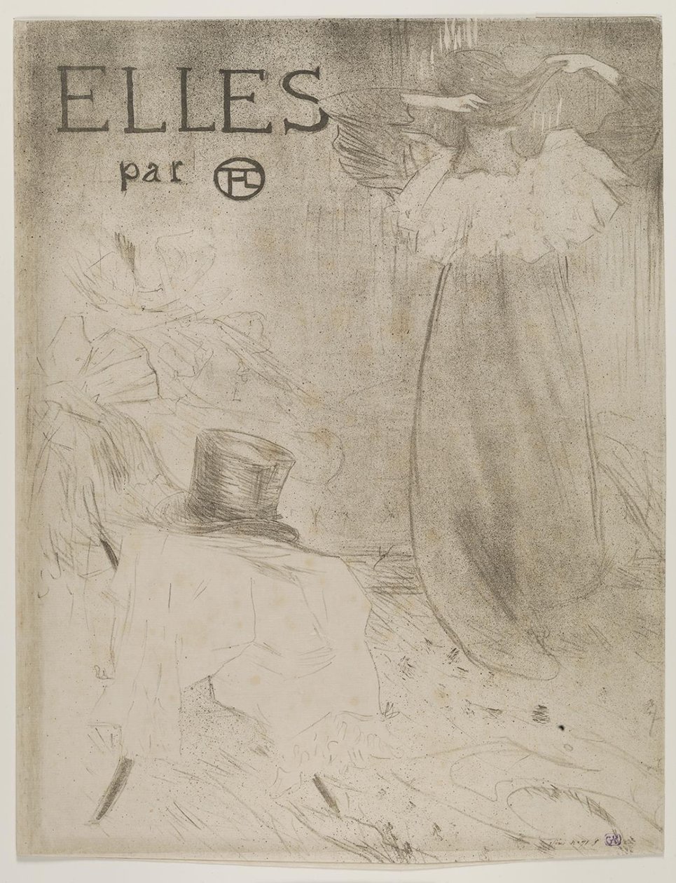 Kadınlar için Cephe Parçası by Henri de Toulouse Lautrec