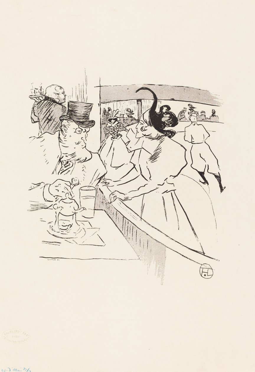 Buz Pateninde Profesyonel Güzellik by Henri de Toulouse Lautrec