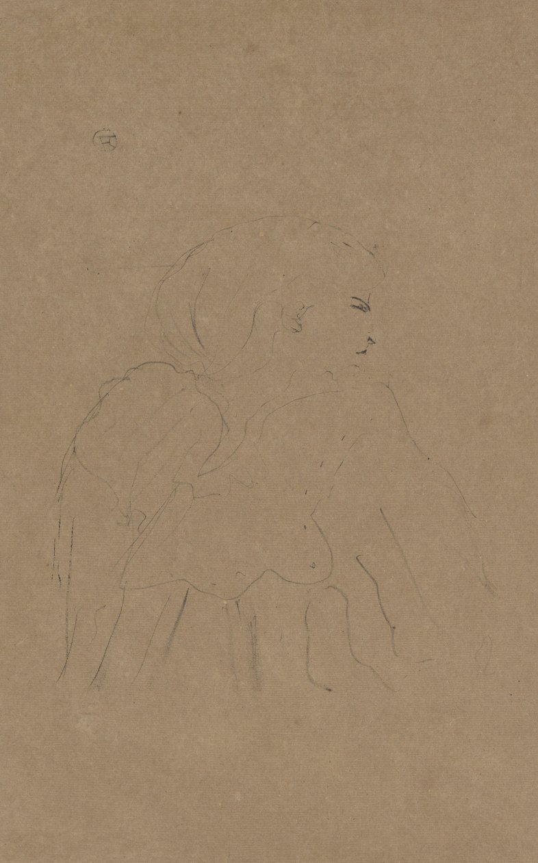 Jane Hading, 1898., 1898. by Henri de Toulouse Lautrec