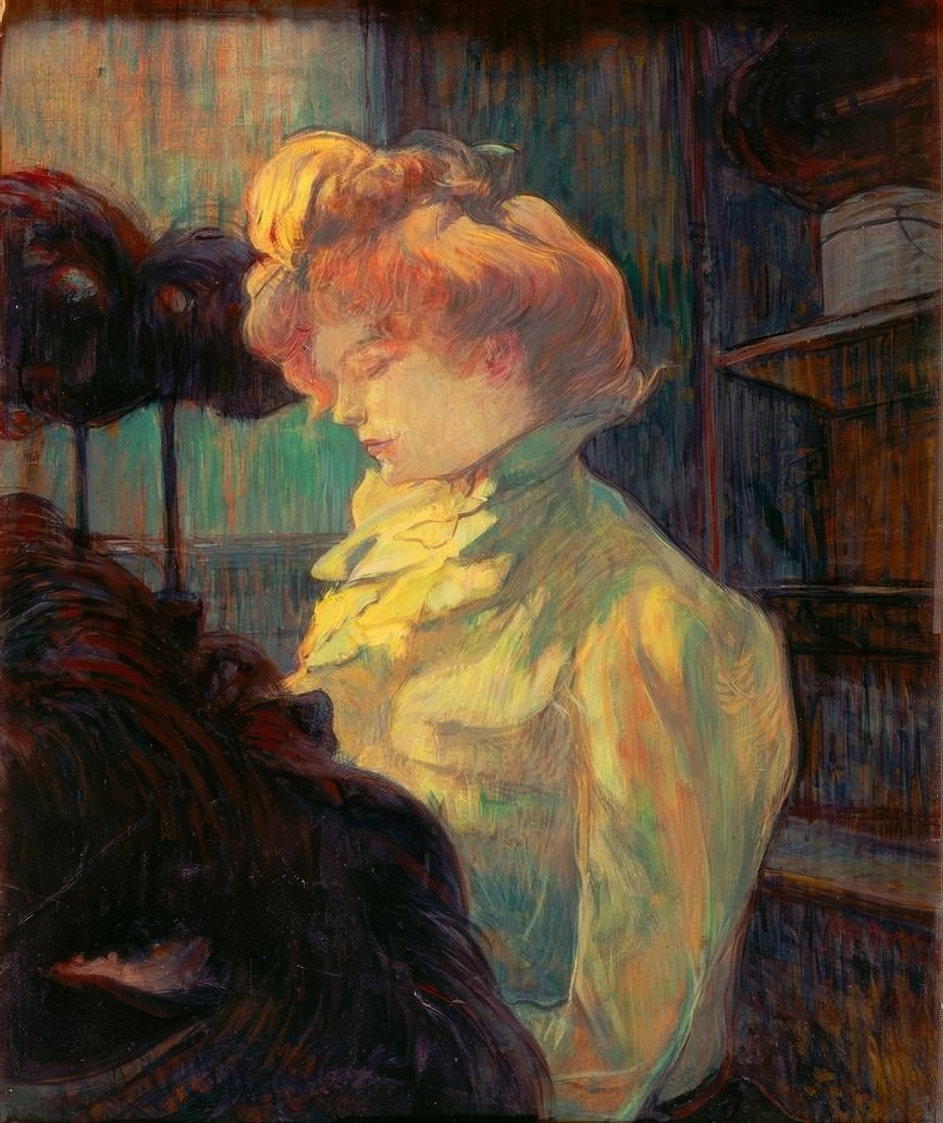 La Modiste (Matmazel Louise Blouet) by Henri de Toulouse Lautrec