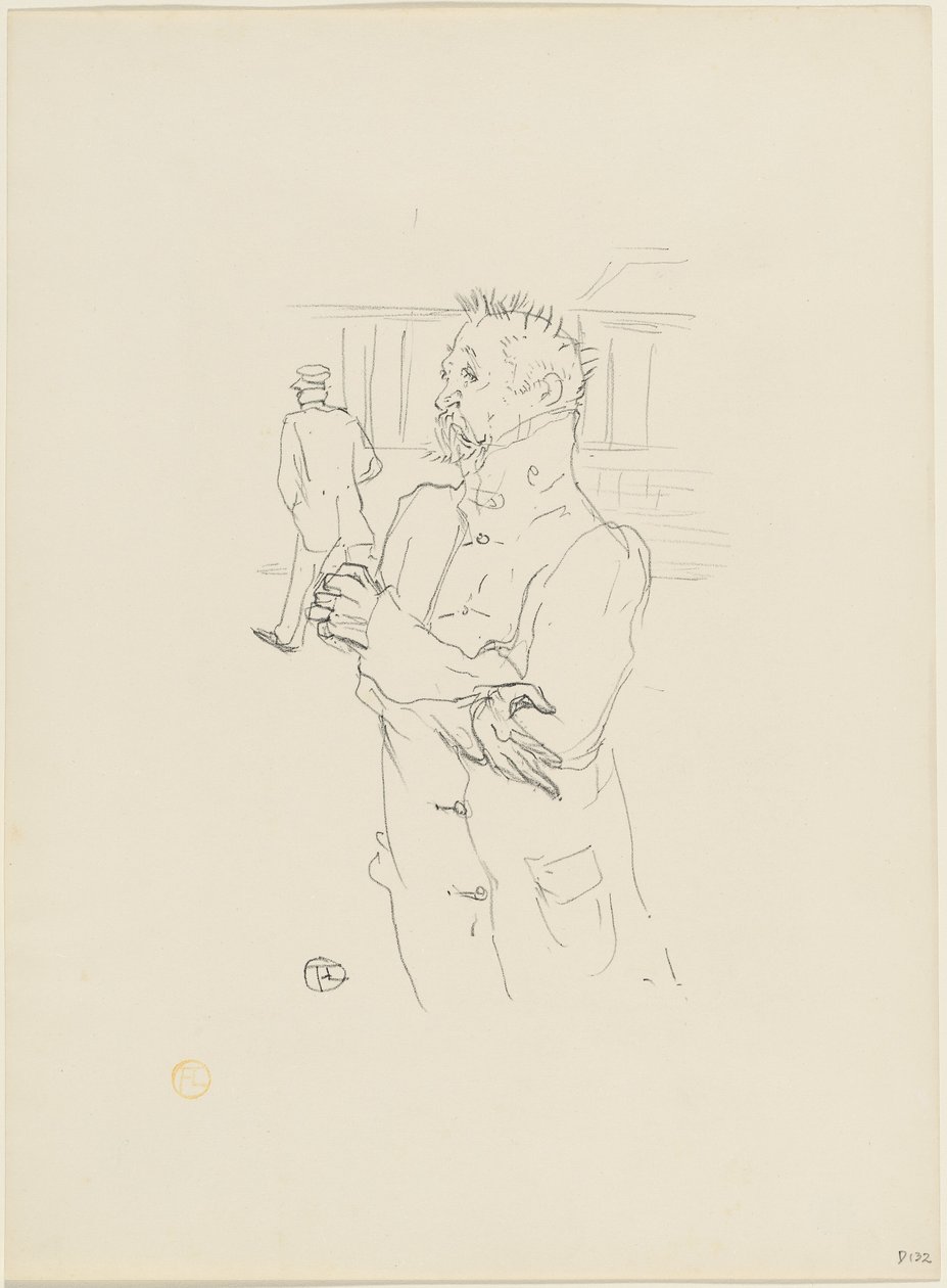 Aptal, 1895. by Henri de Toulouse Lautrec
