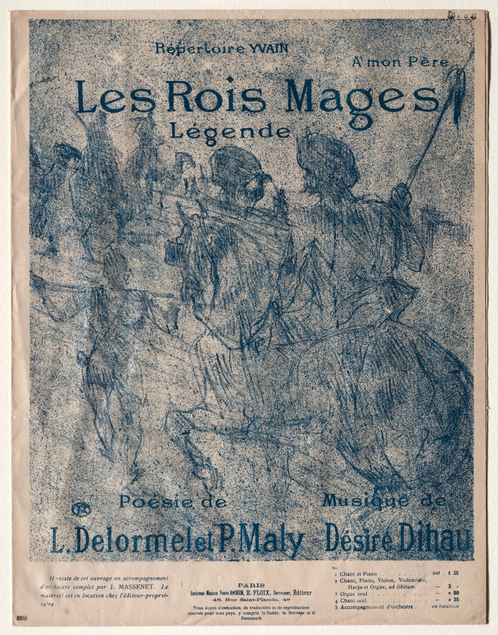 Büyücü, 1899. by Henri de Toulouse Lautrec