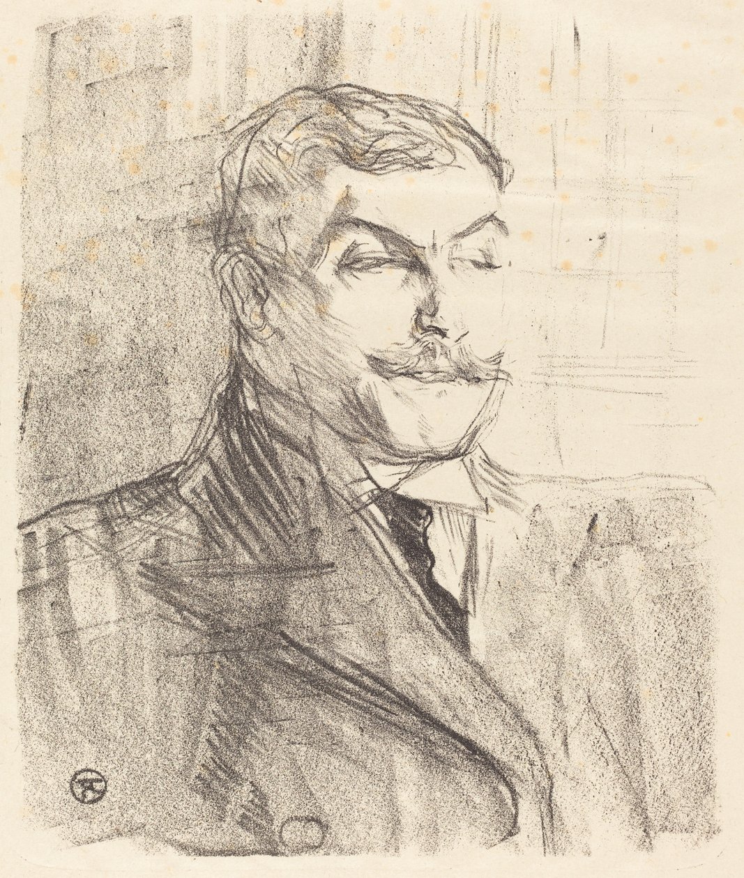 Lucien Guitry, 1896. by Henri de Toulouse Lautrec