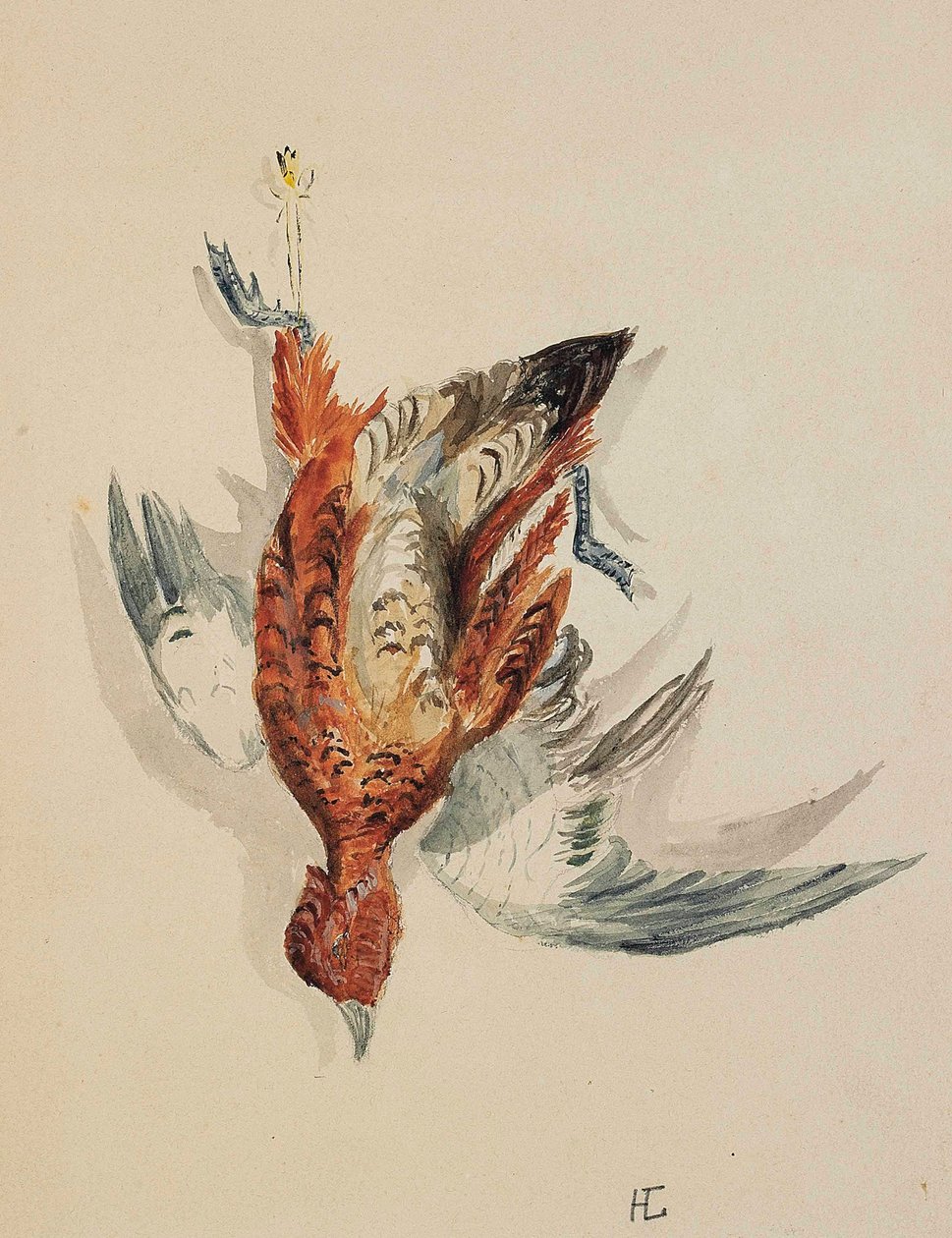 Nehir kırmızısı, c.1877-80 by Henri de Toulouse Lautrec