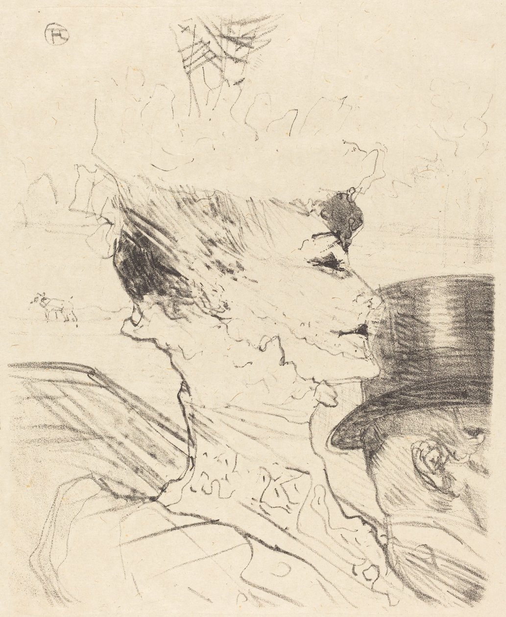 Yvette Guilbert, 1896. by Henri de Toulouse Lautrec
