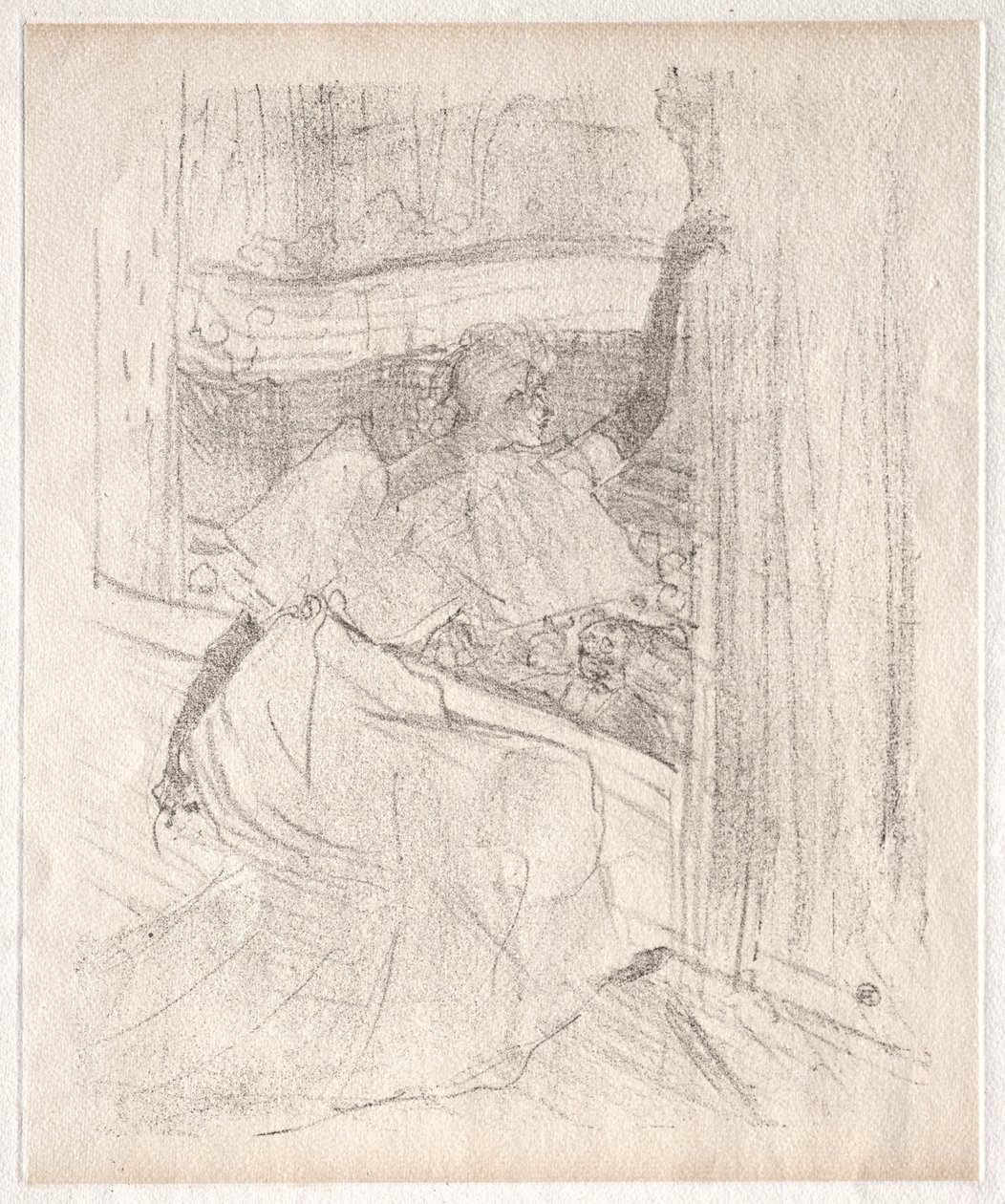 Yvette Guilbert: Seyirciyi selamlamak by Henri de Toulouse Lautrec