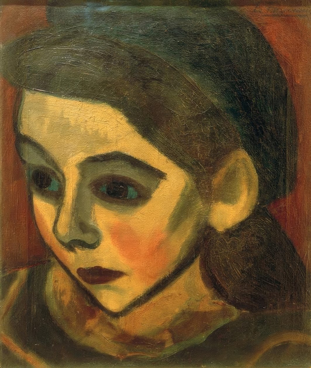 Bretonisches Mädchen by Henri Victor Gabriel Le Fauconnier