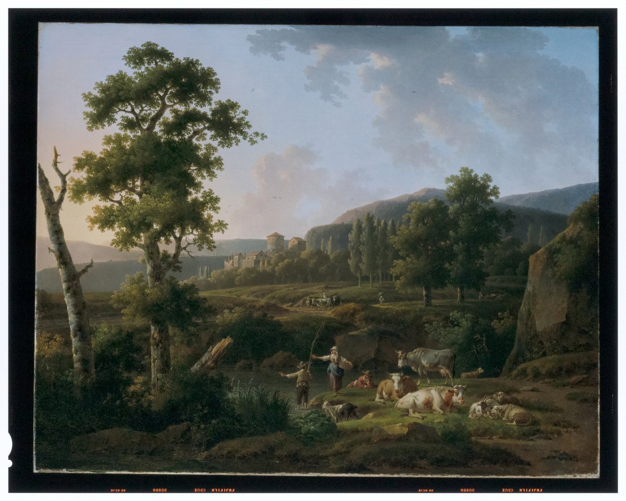 Bir Çift Manzara by Henricus Josephus Antoniessen