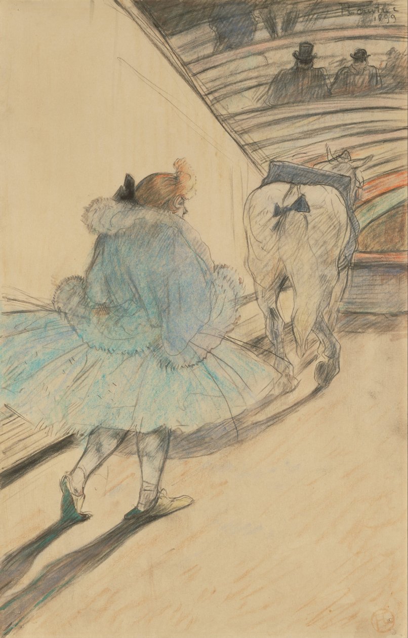 Sirkte - Ringe Girmek by Henri de Toulouse Lautrec