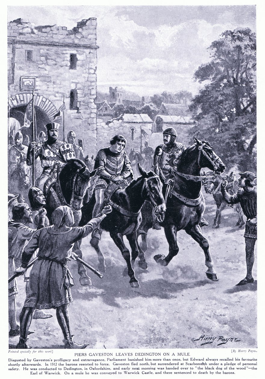 Piers Gaveston, Dedington