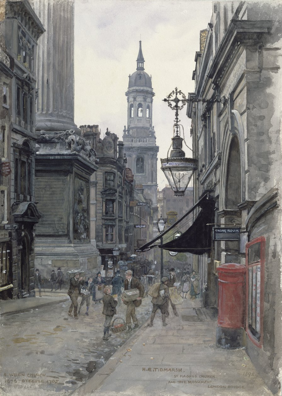 Anıt ve St. Magnus Kilisesi by Henry Edward Tidmarsh