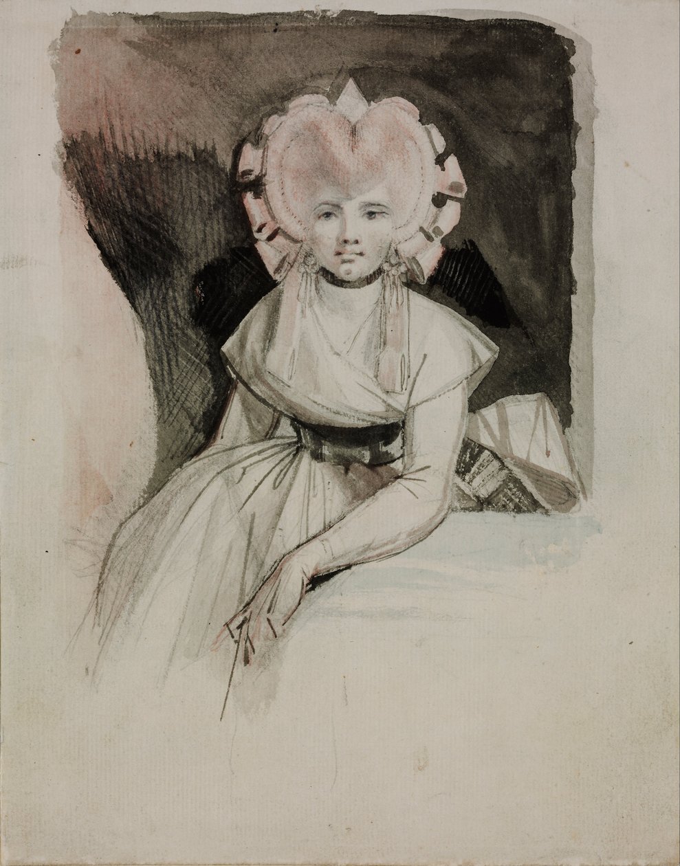 Sanatçının Karısının Portresi by Johann Heinrich Füssli