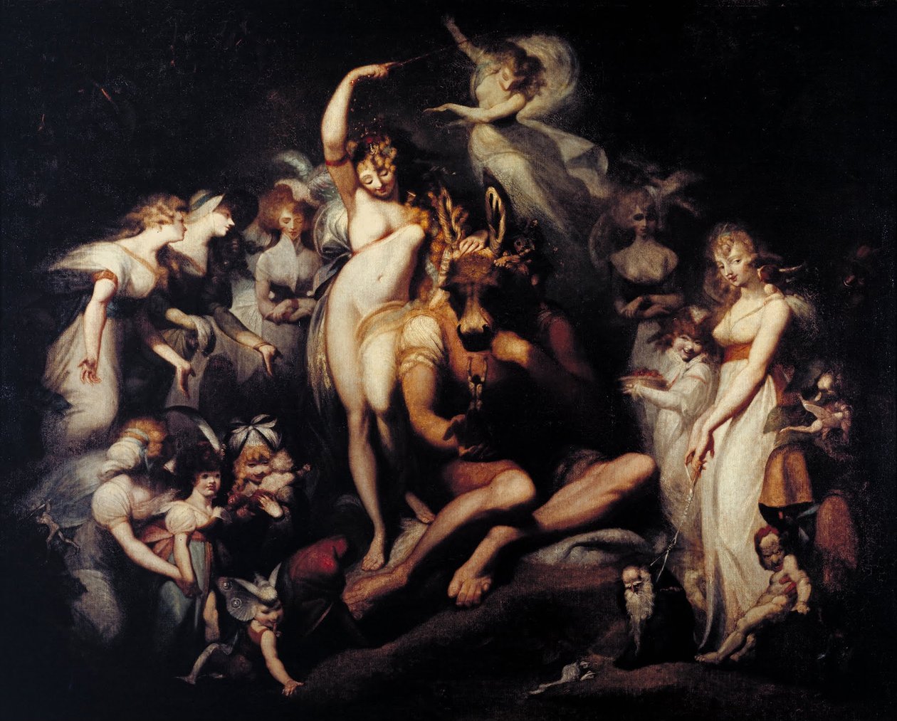 Titania ve Alt by Johann Heinrich Füssli