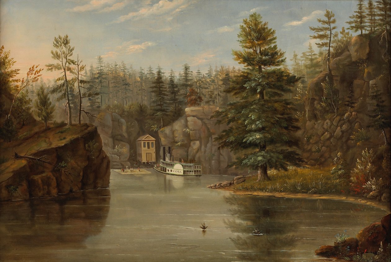 St. Croix Boğazı, 1847 by Henry Lewis