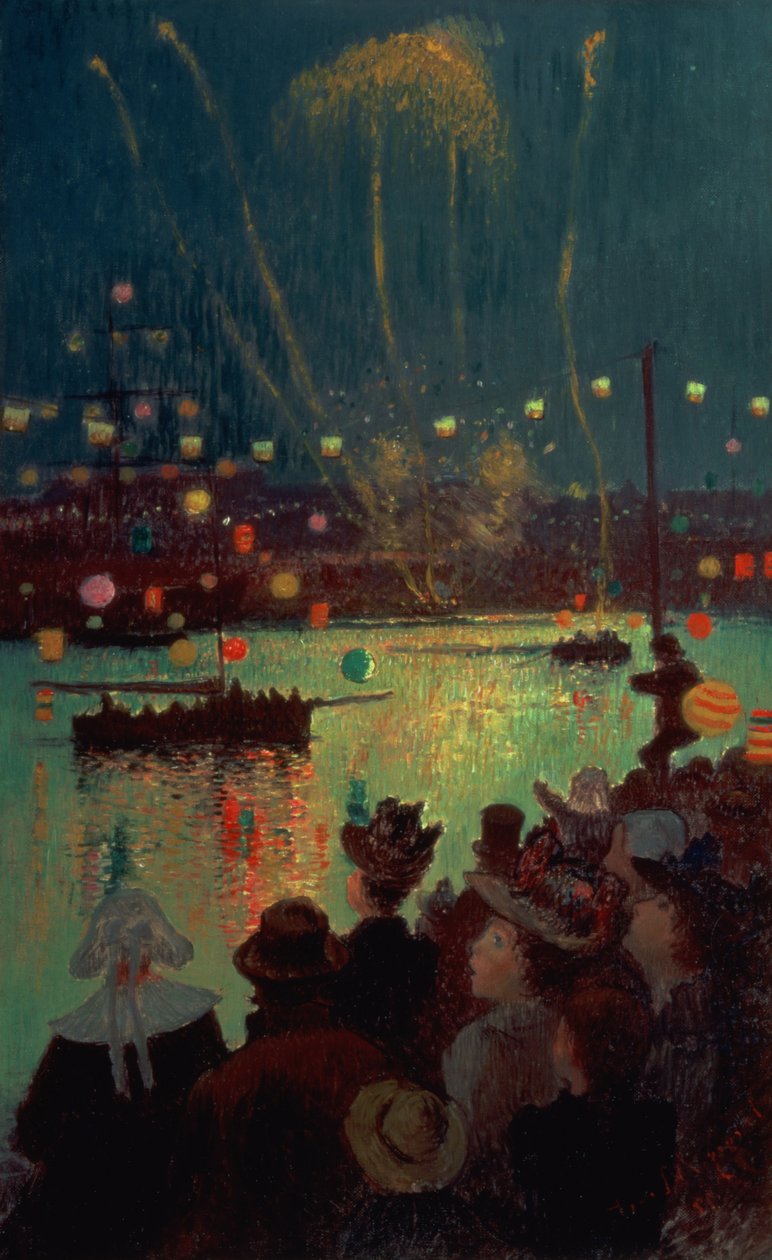 ಲೋರಿಯಂಟ್, 1892 ಟರ್ಕ್‌ನಲ್ಲಿ ಬಾಸ್ಟಿಲ್ಲೆ ದಿನ by Henry Moret
