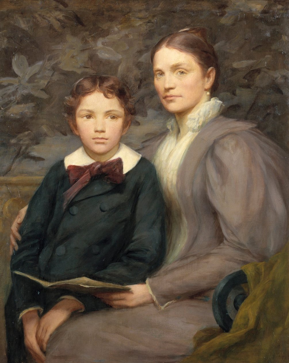 Bayan William T. Evans ve Oğlu by Henry O. Walker