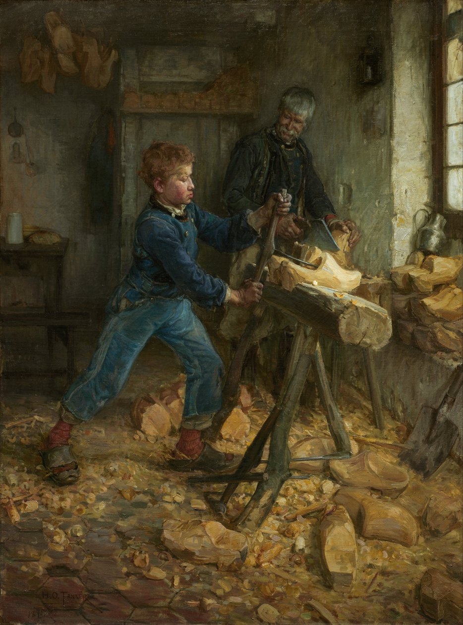 Genç Sabot Yapıcı by Henry Ossawa Tanner