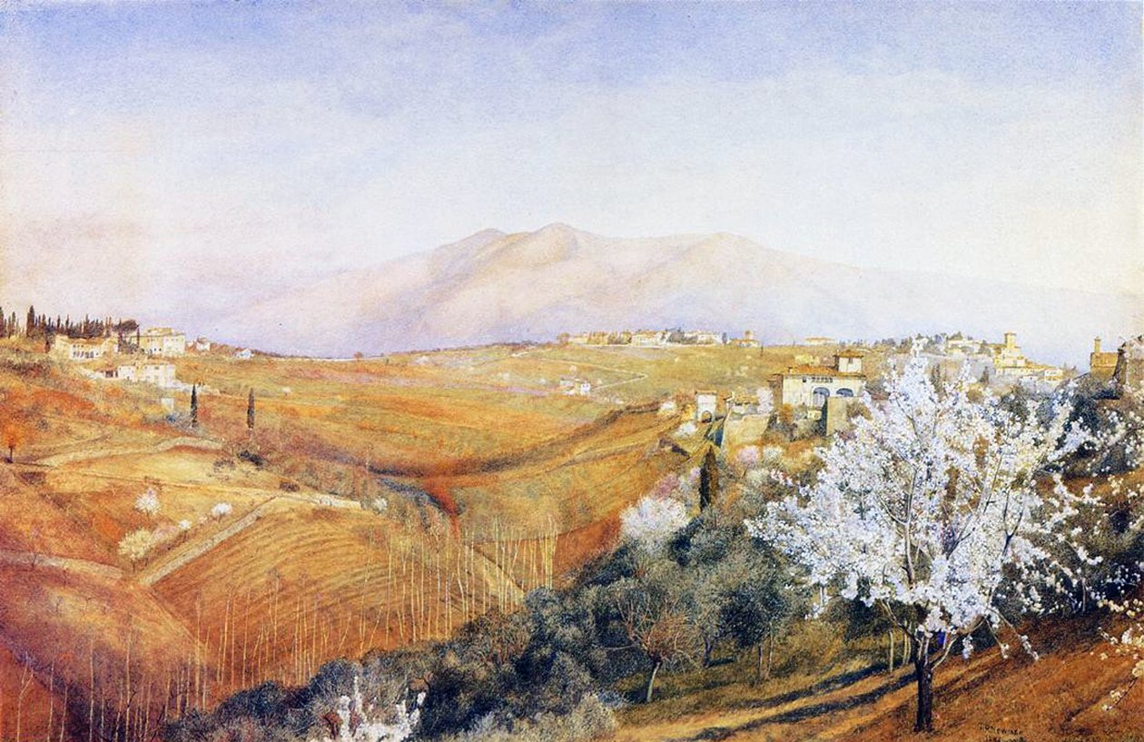 Toskana, İtalya, 1886 by Henry Roderick Newman