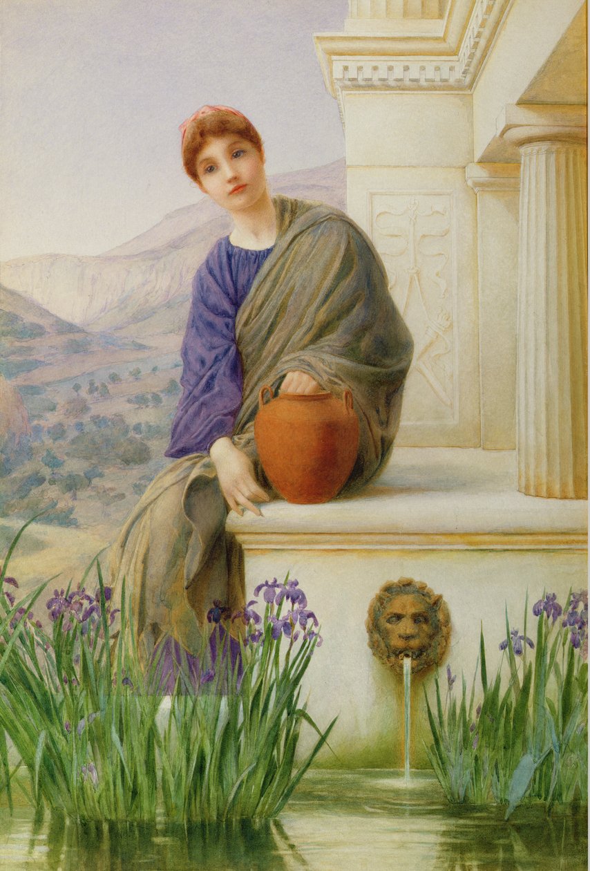 Çeşmede by Henry Ryland