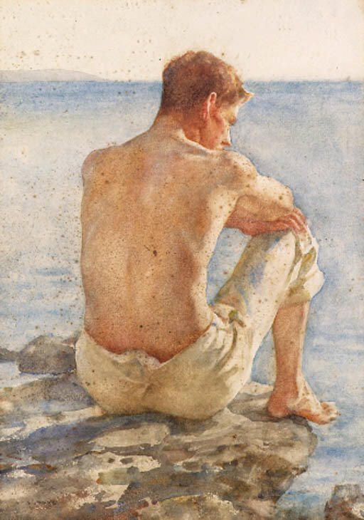 Charlie Mitchell by Henry Scott Tuke