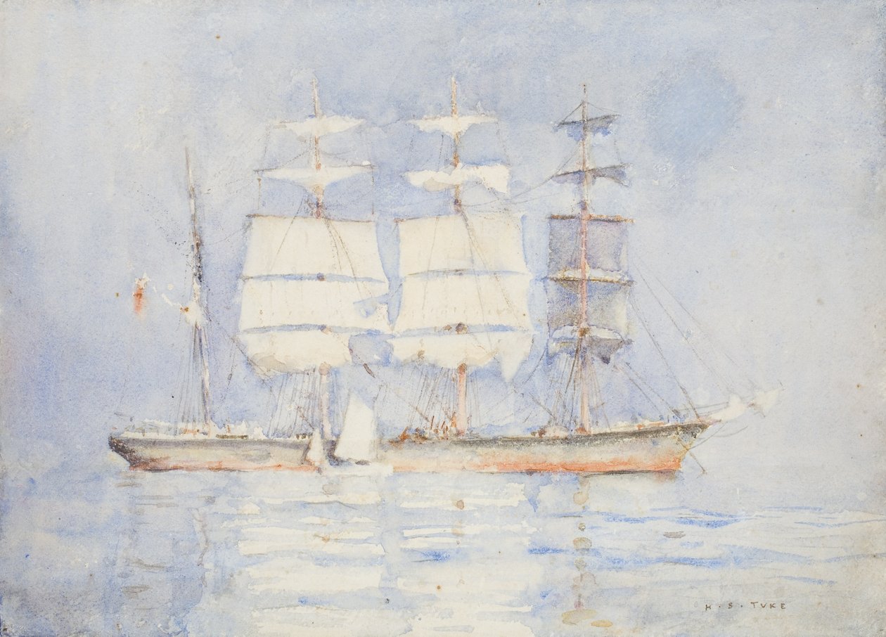ಫಾಲ್ಮೌತ್ ಬೇ ಟರ್ಕಿಯಲ್ಲಿ by Henry Scott Tuke