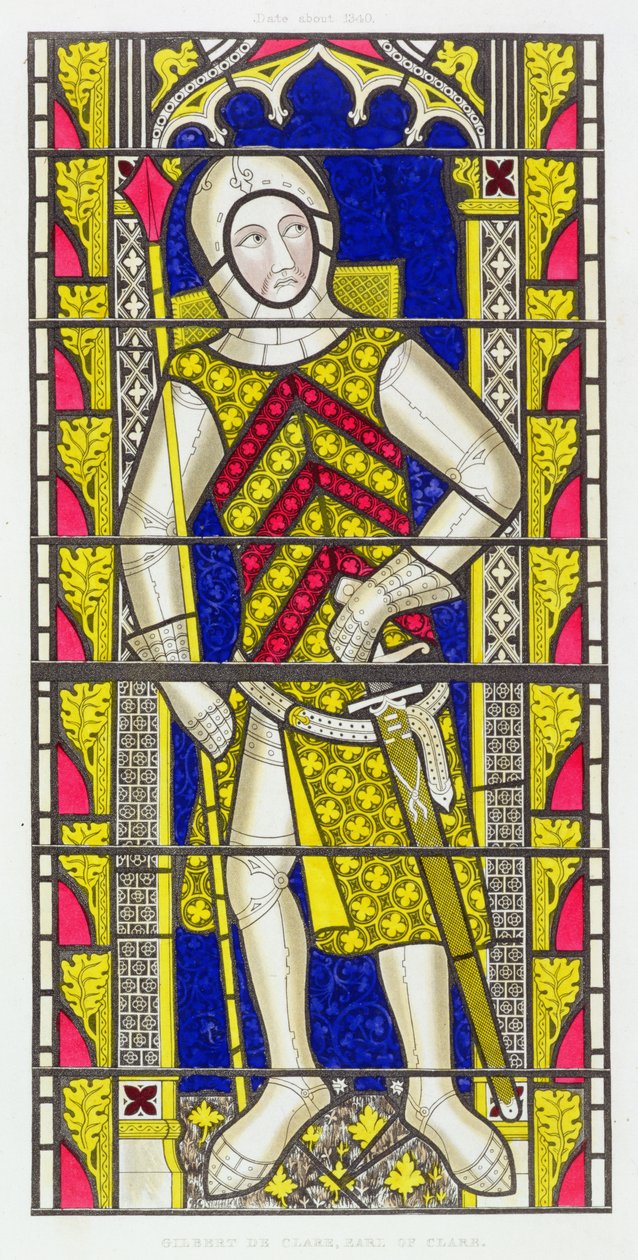 Gilbert de Clare, Gloucester 3. Kontu (1243-95), Tewkesbury Abbey Kilisesi