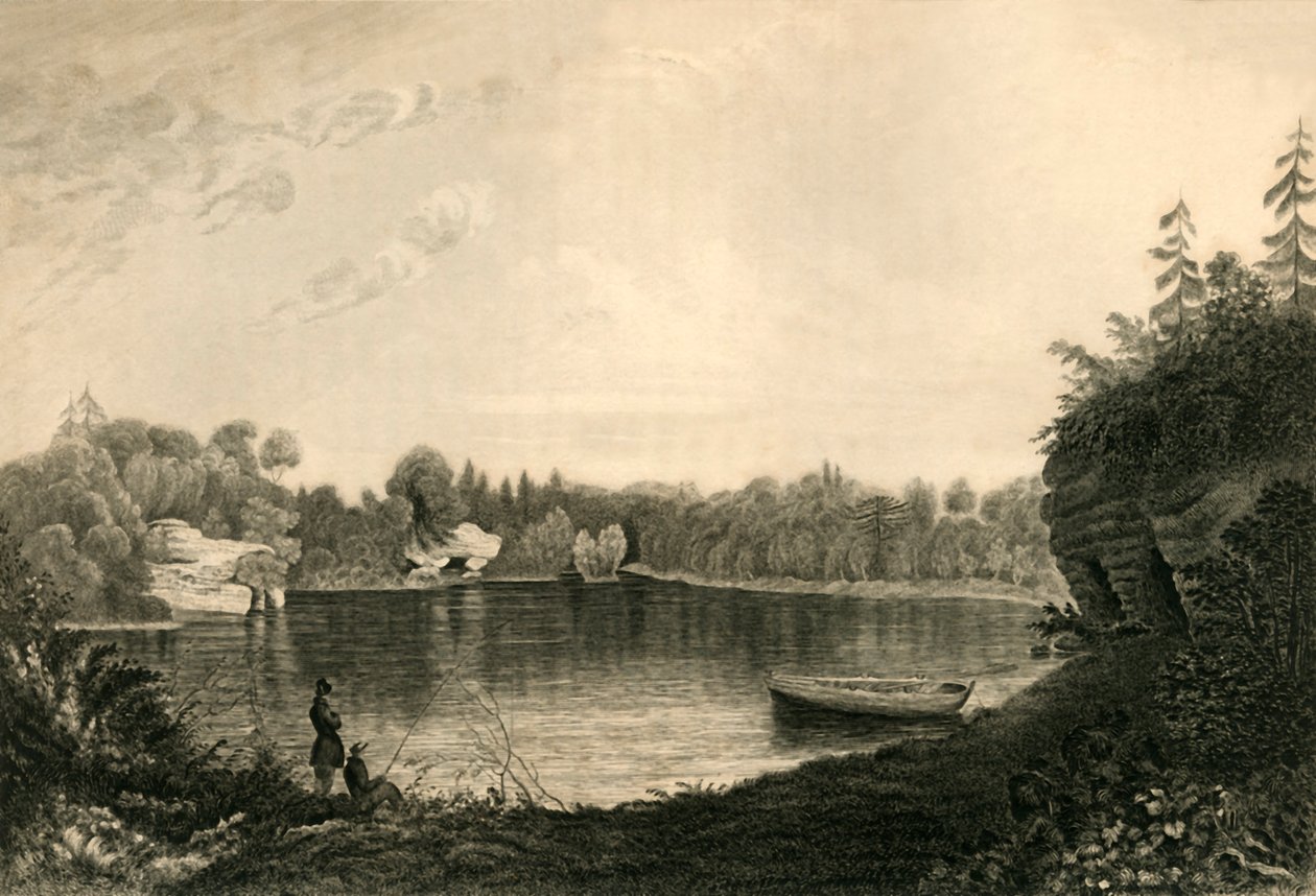 "Uckfield Gölü", 1835. by Henry Alexander Ogg