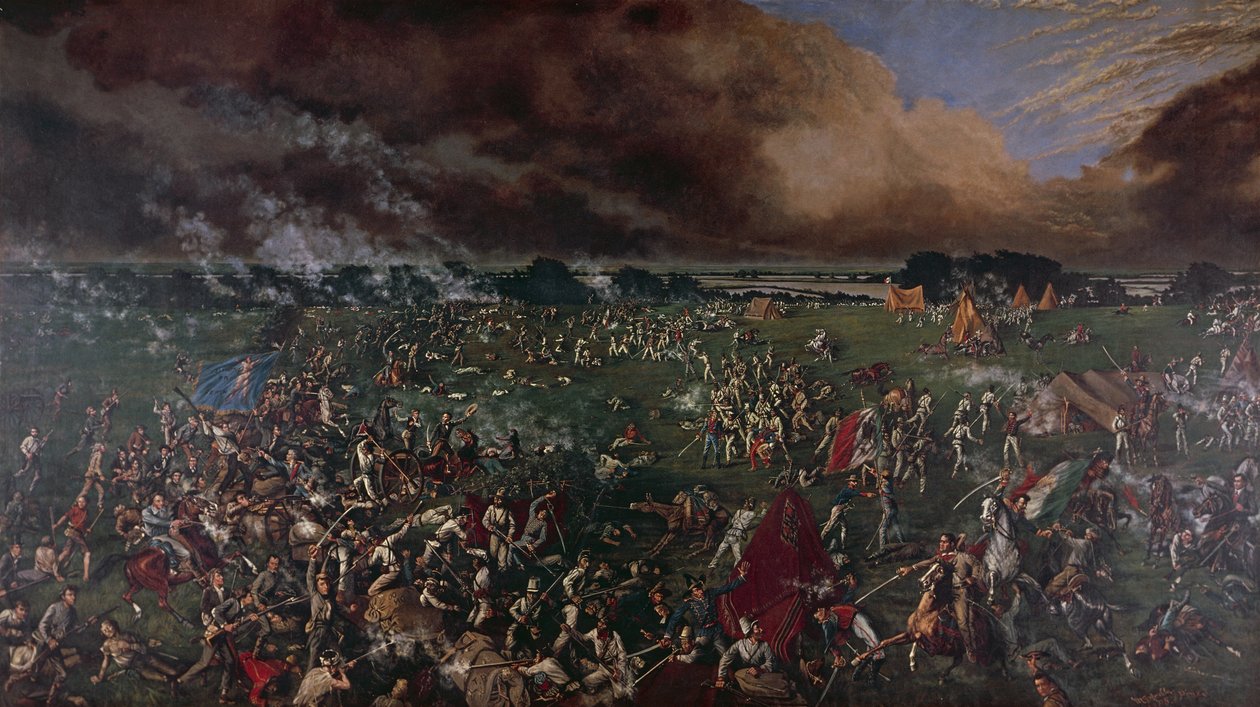 San Jacinto Savaşı 1836 by Henry Arthur McArdle