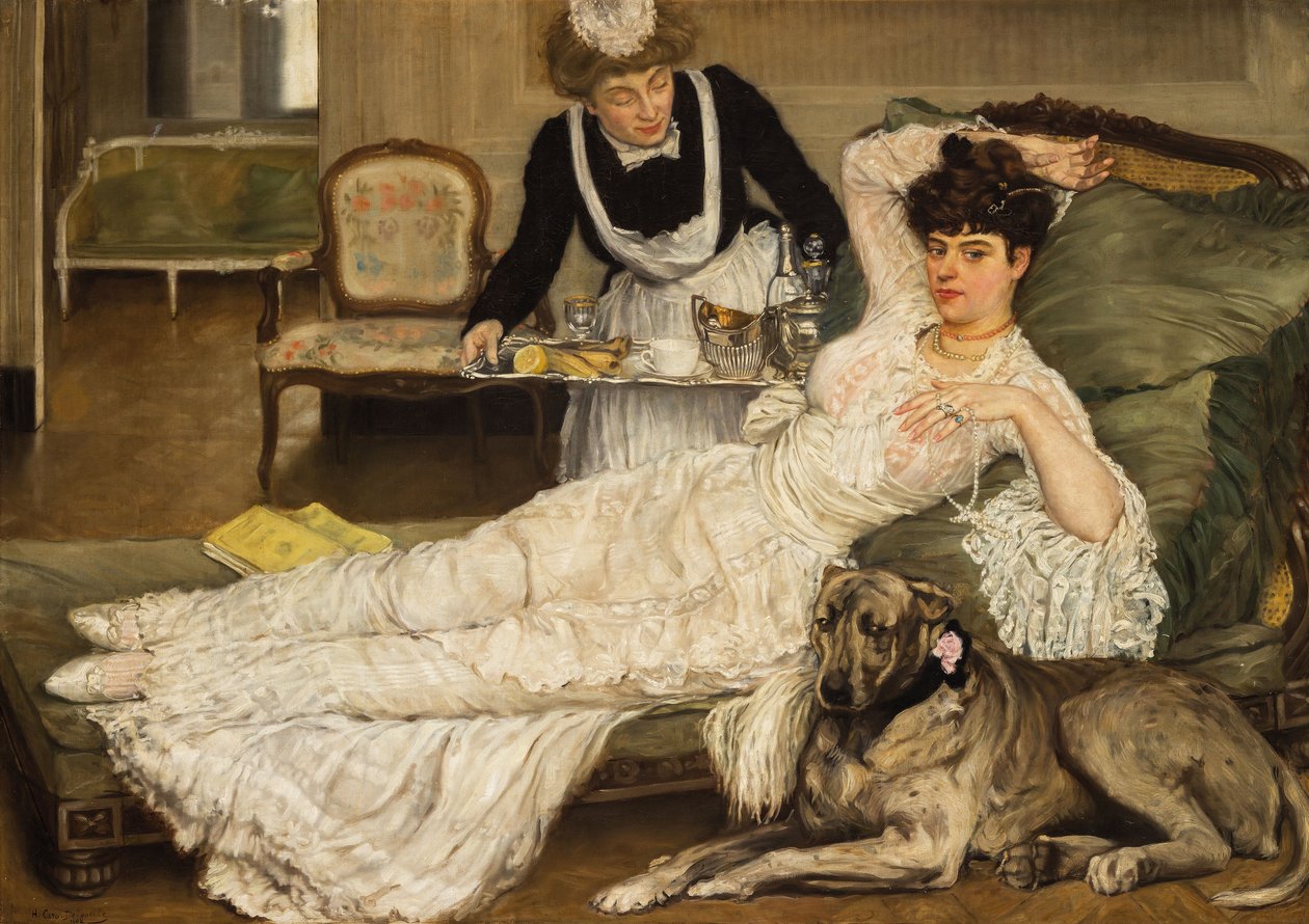 Güzel kız, 1902. by Henry Caro Delvaille