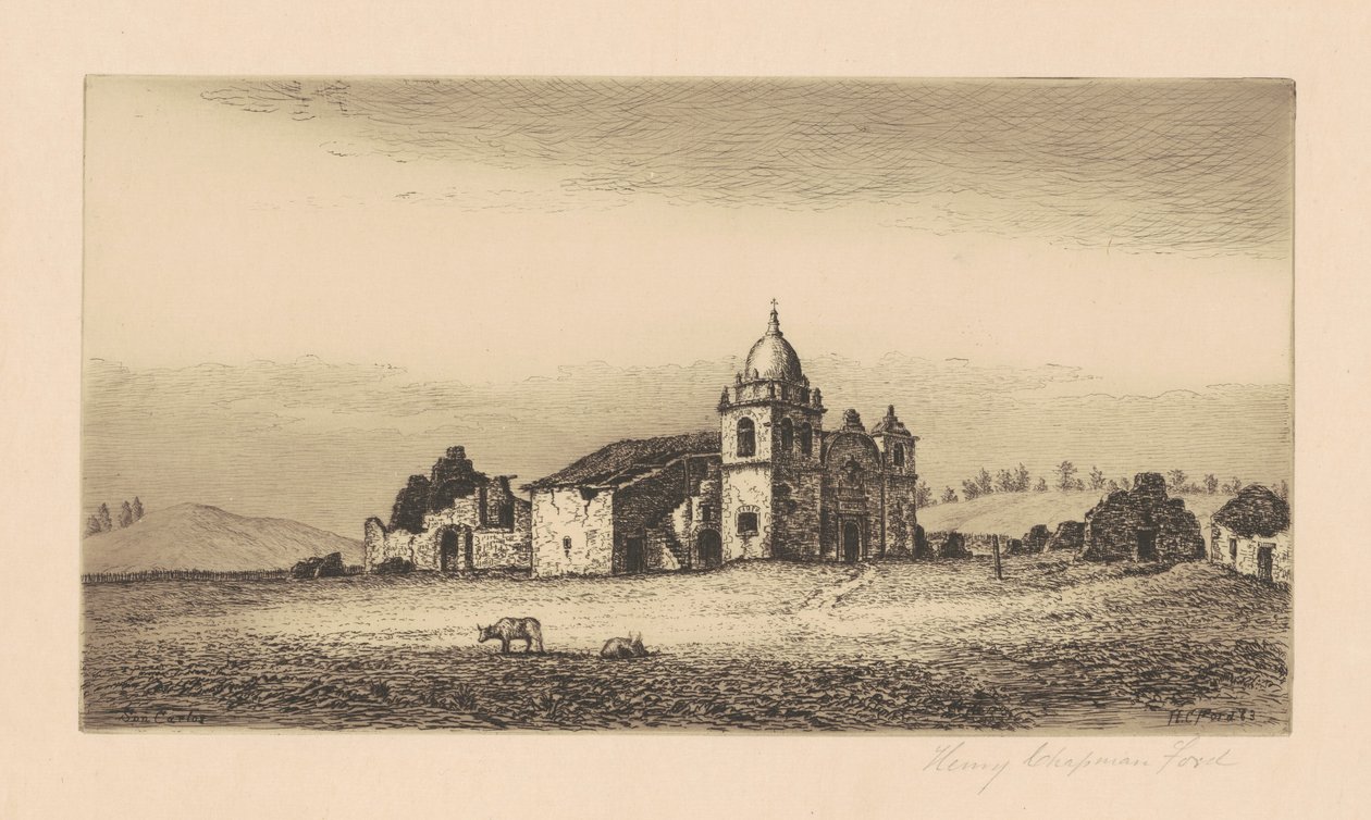 Misyon San Carlos Borromeo by Henry Chapman Ford