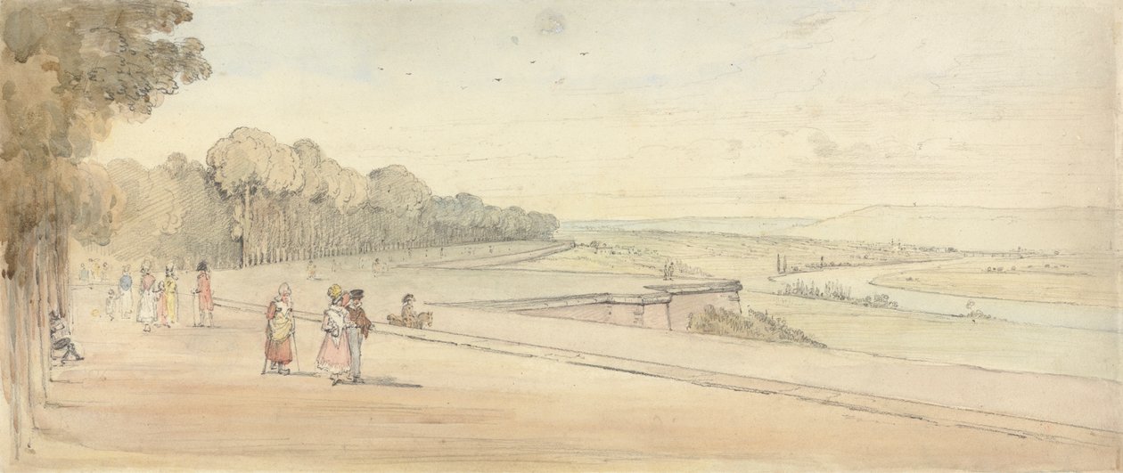 St. Germain-en-Laye'de Teras by Henry Edridge