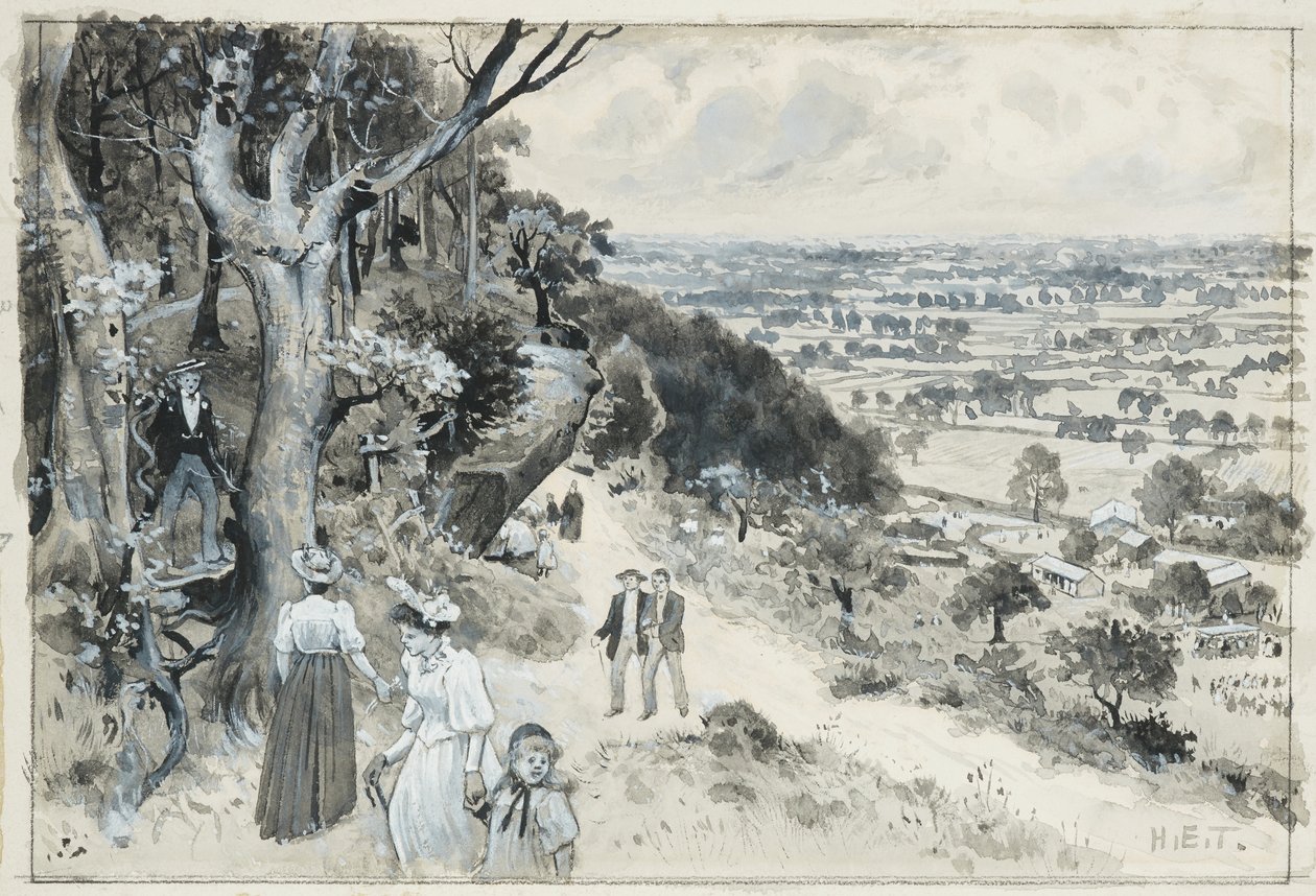Alderley Edge, Bir Piknik by Henry Edward Tidmarsh