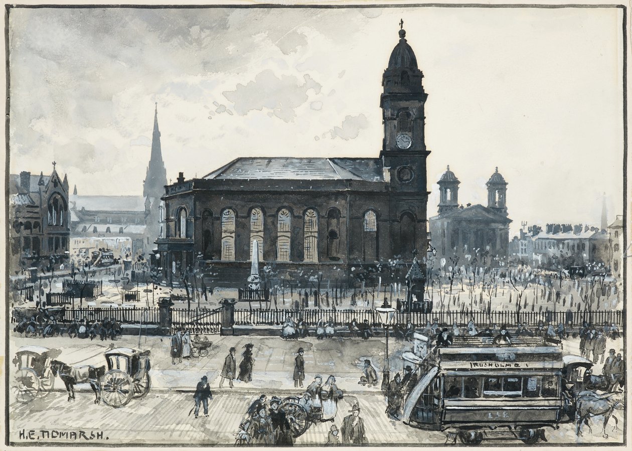 All Saints Kilisesi, Grosvenor Meydanı by Henry Edward Tidmarsh