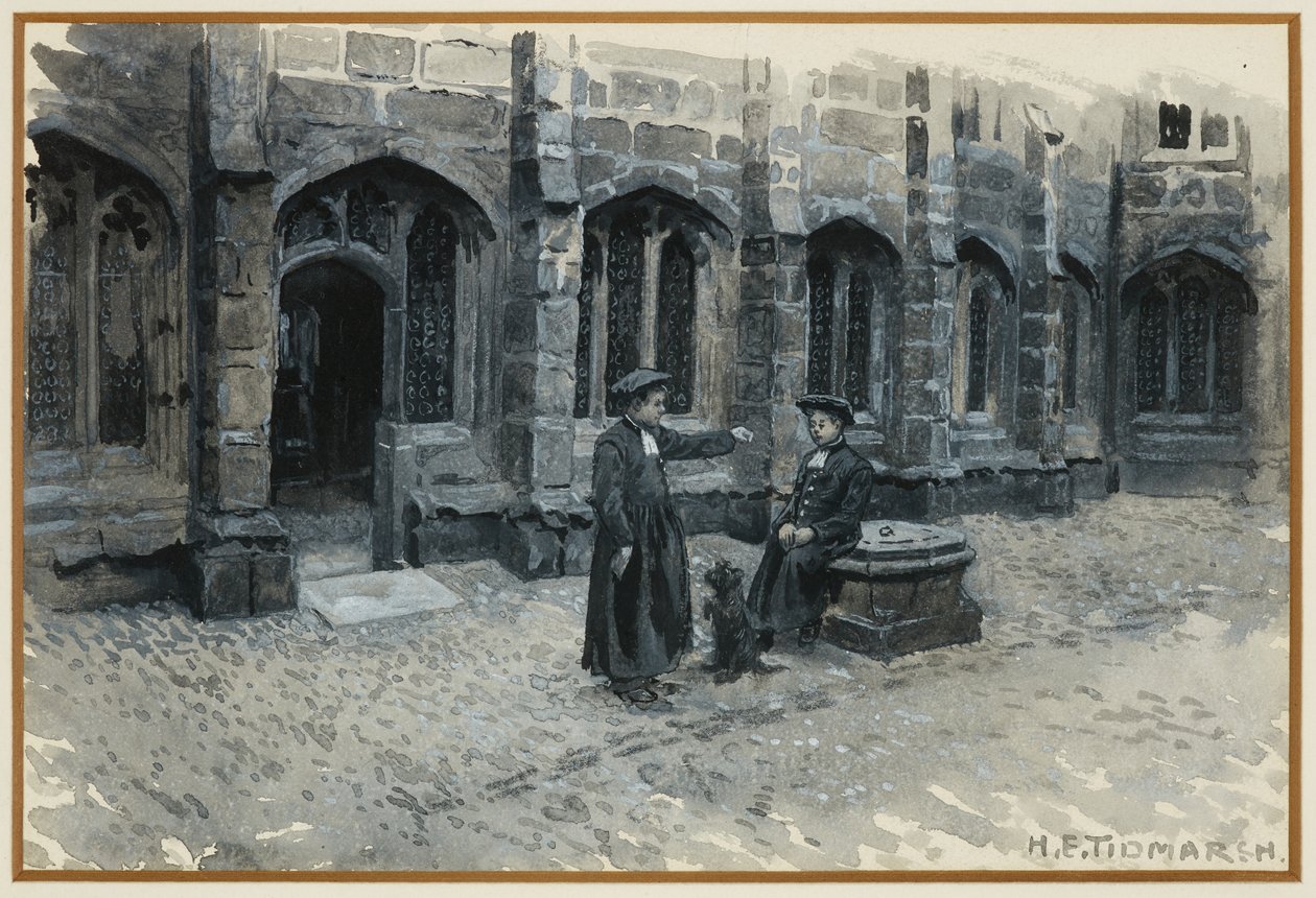 Chetham'ın Üniversite Bahçesi by Henry Edward Tidmarsh