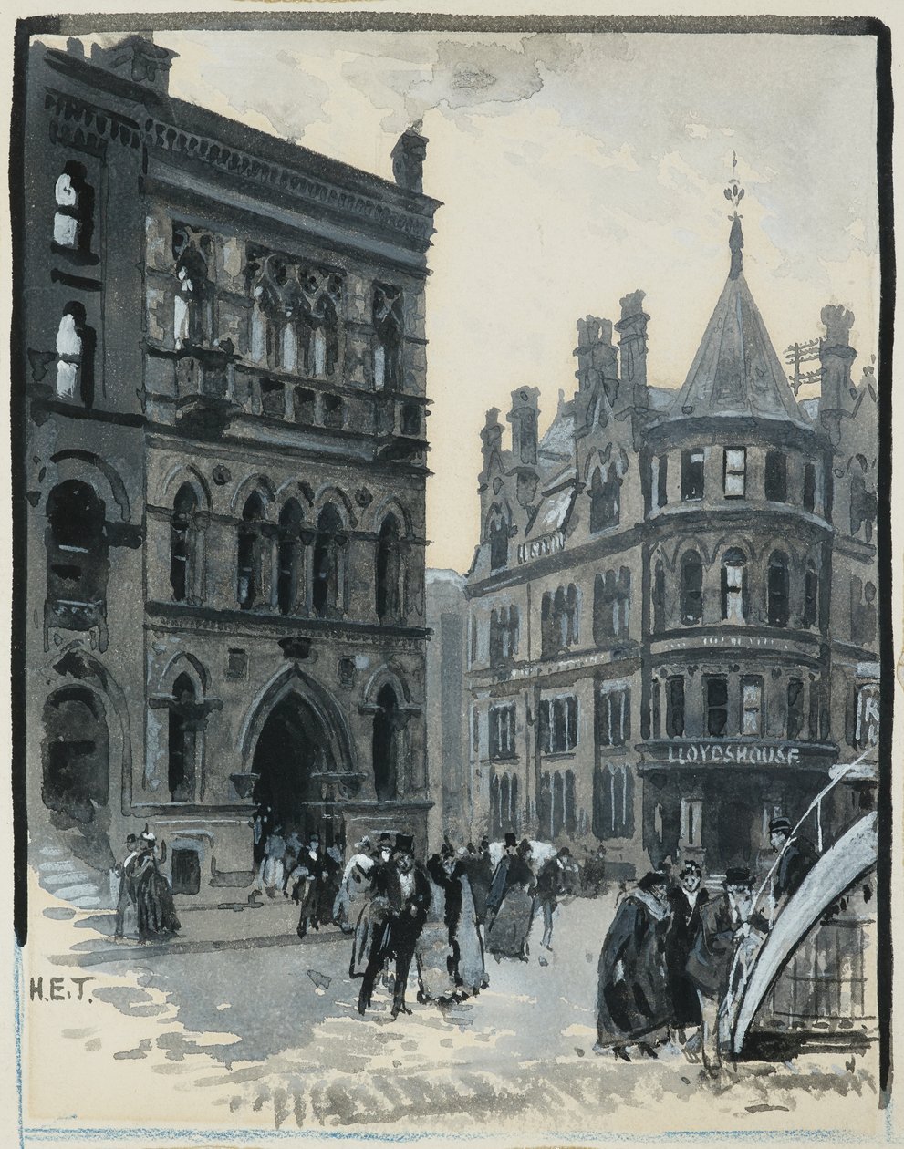 Memorial Hall, Albert Meydanı by Henry Edward Tidmarsh