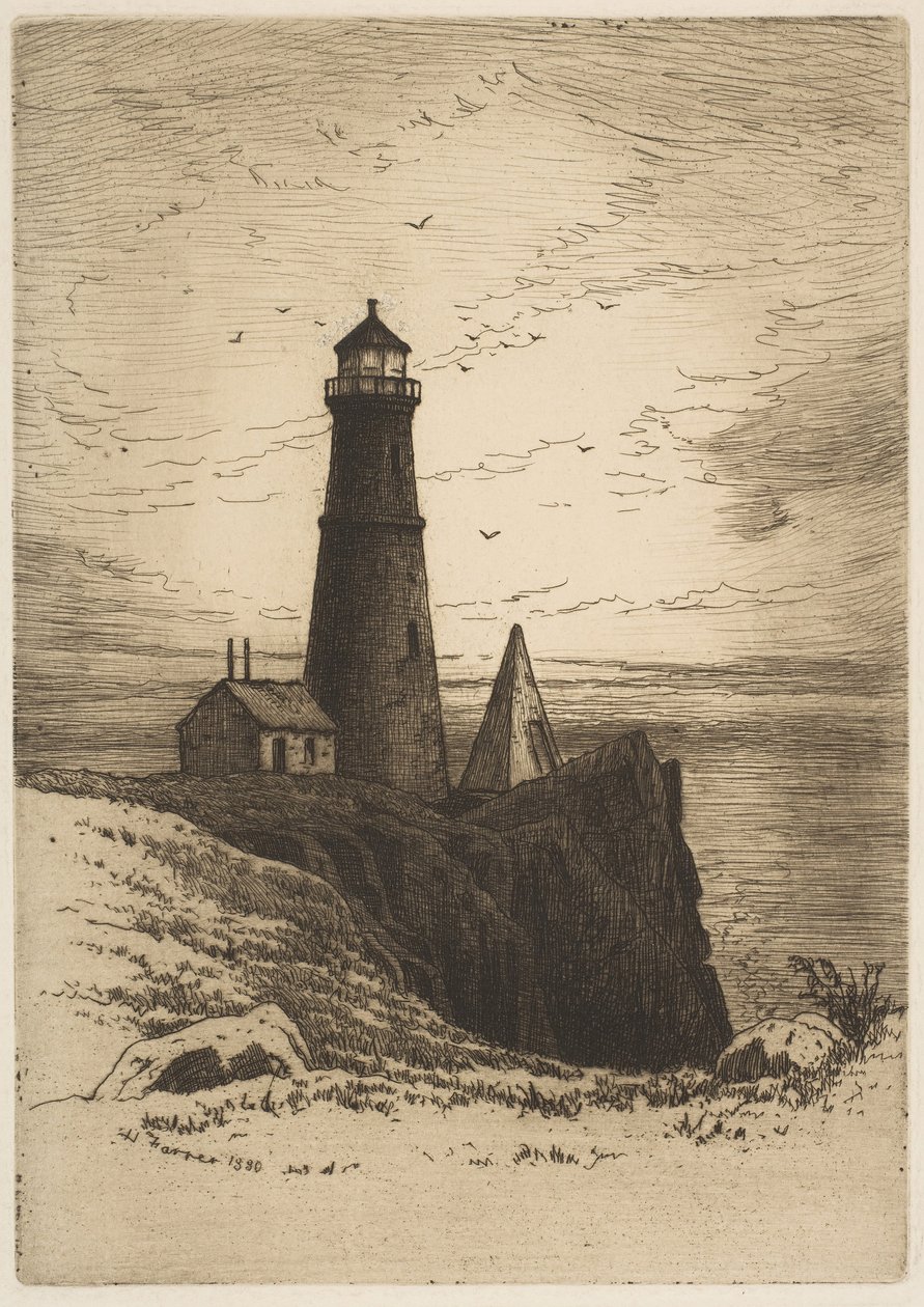 Deniz Feneri, 1880. by Henry Farrer