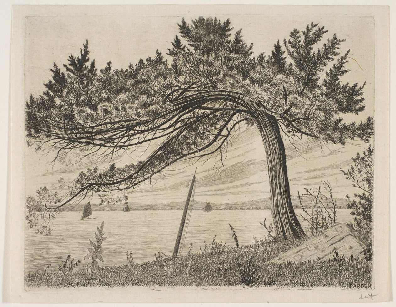 Pelham Körfezi, ca. 1875. by Henry Farrer
