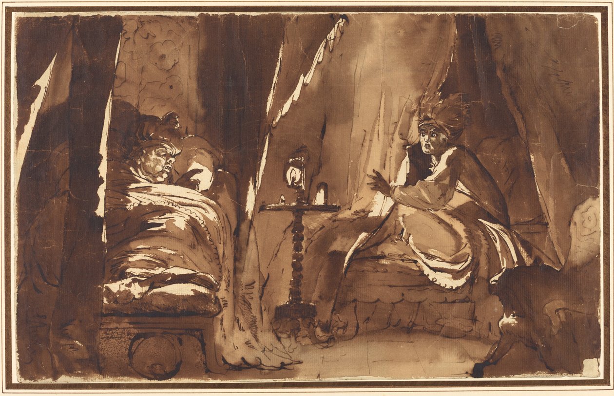 Gece yarısı by Johann Heinrich Füssli