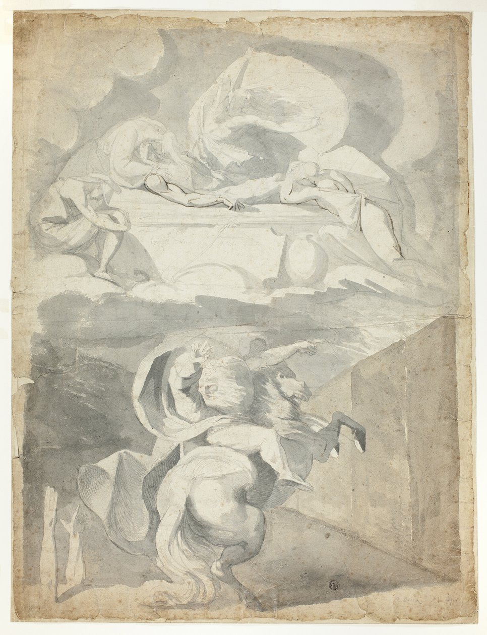 Yeraltı Dünyasında Odin by Johann Heinrich Füssli