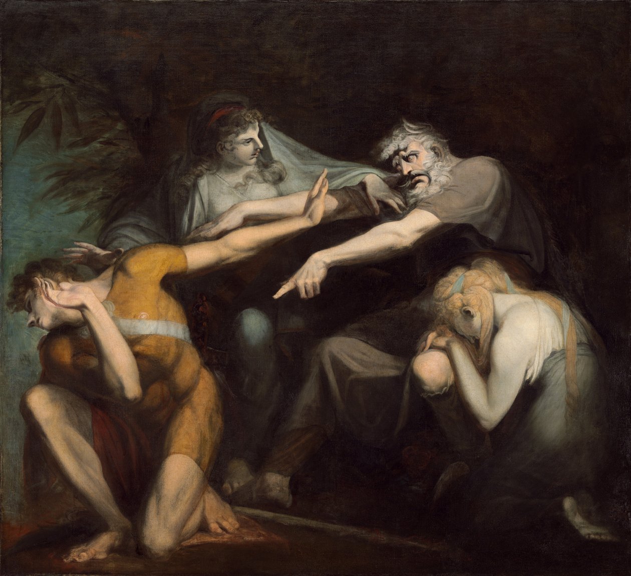 Oidipus Oğlu Poliniklerine Küfür Eder, 1786 by Johann Heinrich Füssli
