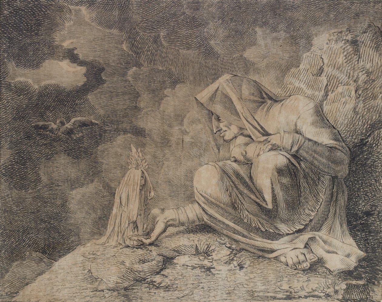 Cadı ve Mandrake, yaklaşık 1812 by Johann Heinrich Füssli