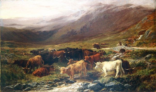 Yaylalardaki İnekler by Henry Garland
