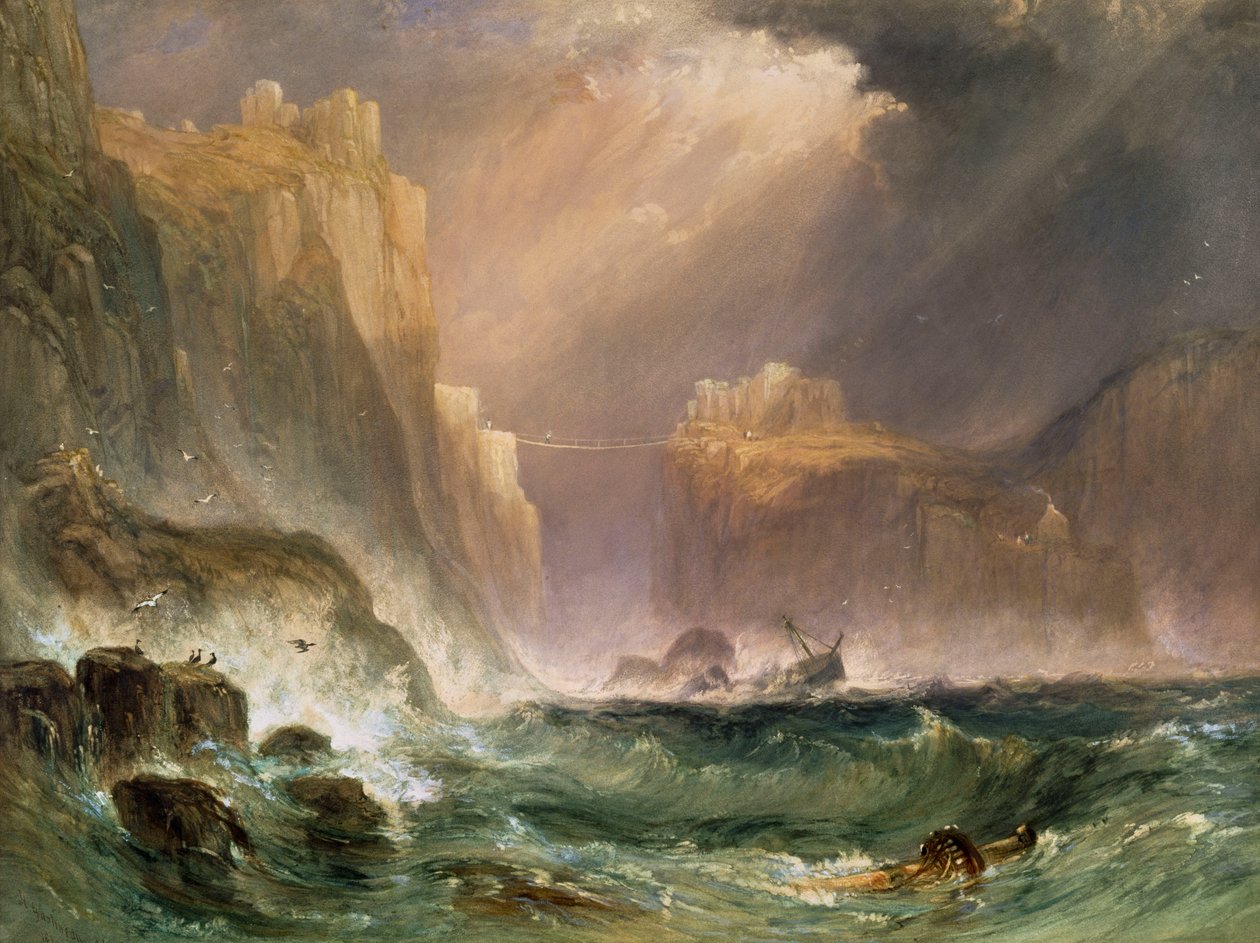 Carrick-y-Rede, Antrim Sahili by Henry Gastineau