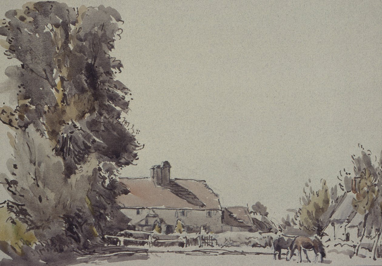 Çiftlik ve Ağaçlar by Henry Herbert Bulman